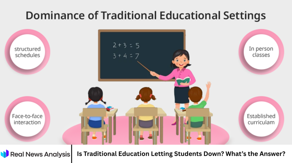 Is Traditional Education Letting Students Down? What’s the Answer? Is Traditional Education Letting Students Down? What’s the Answer?